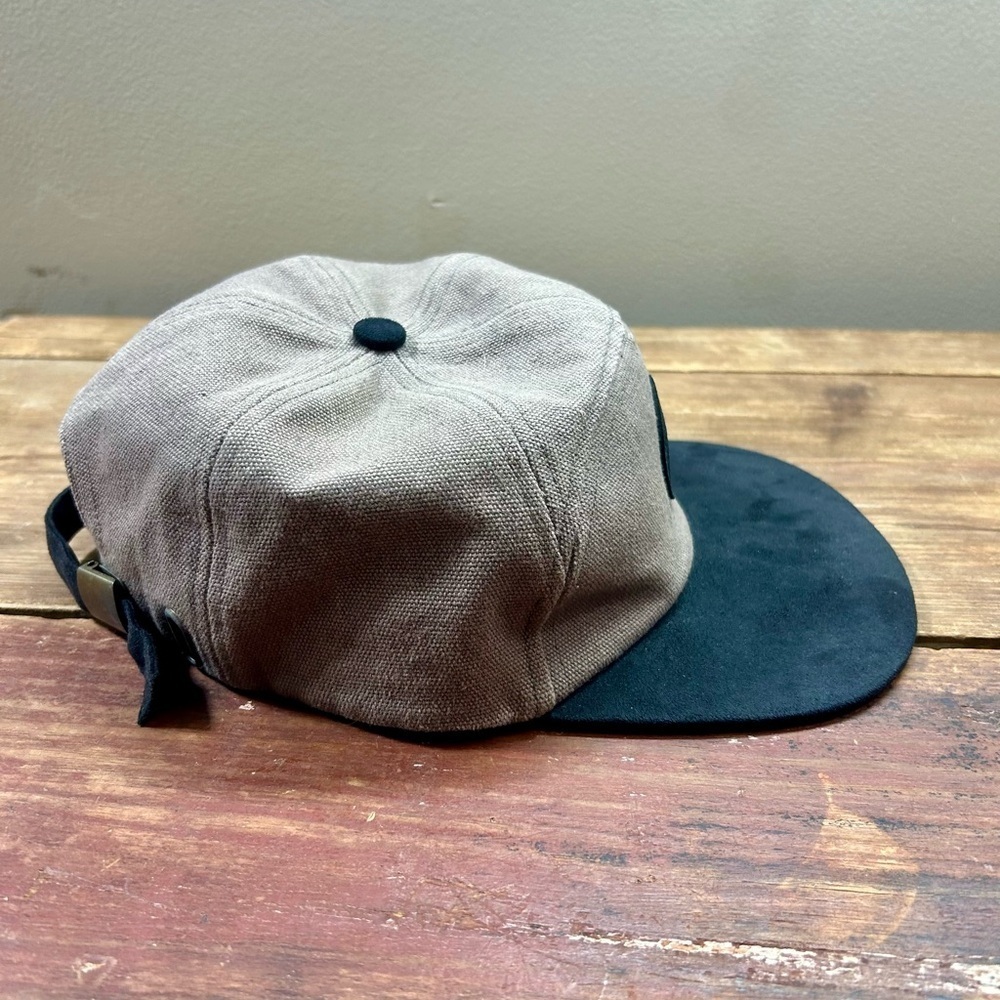 Brixton Brown and Black Cap. Suede brim and canvas cap. NEVER WORN! - Picture 5 of 7